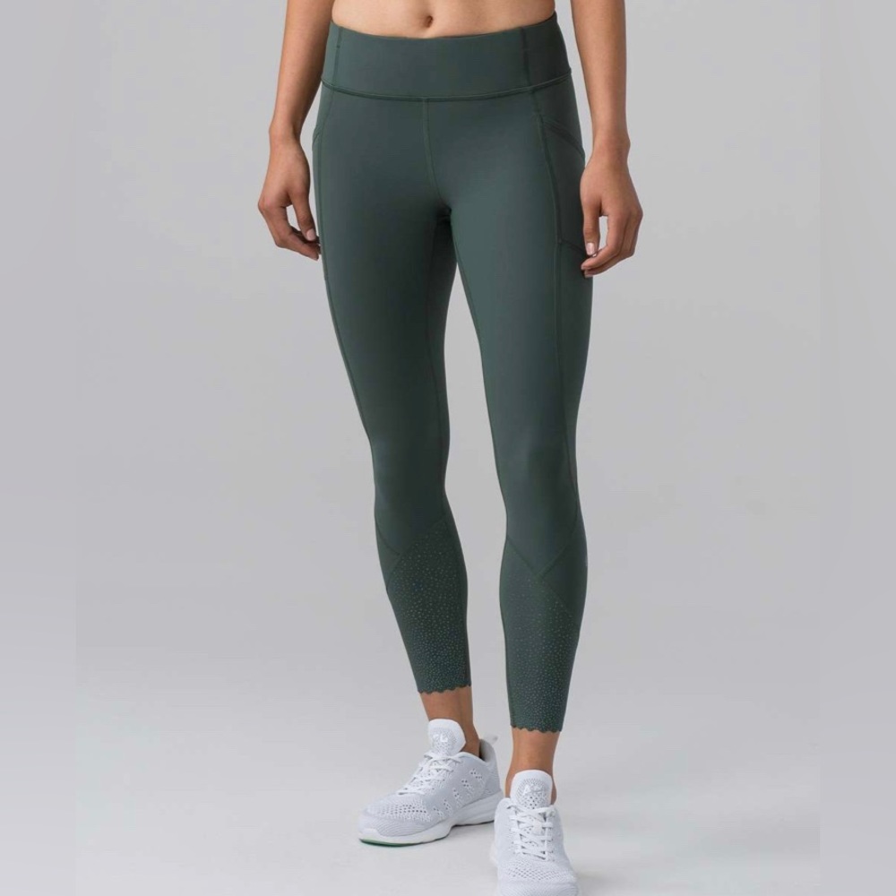 RARE EUC 💚 Lululemon Tight Stuff Tight II Dark Forest